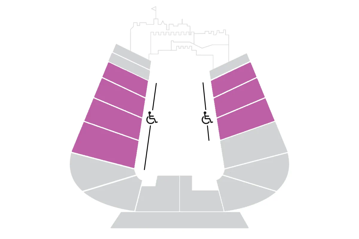 Wheelchair Space - Section 2-4 / 12-15-